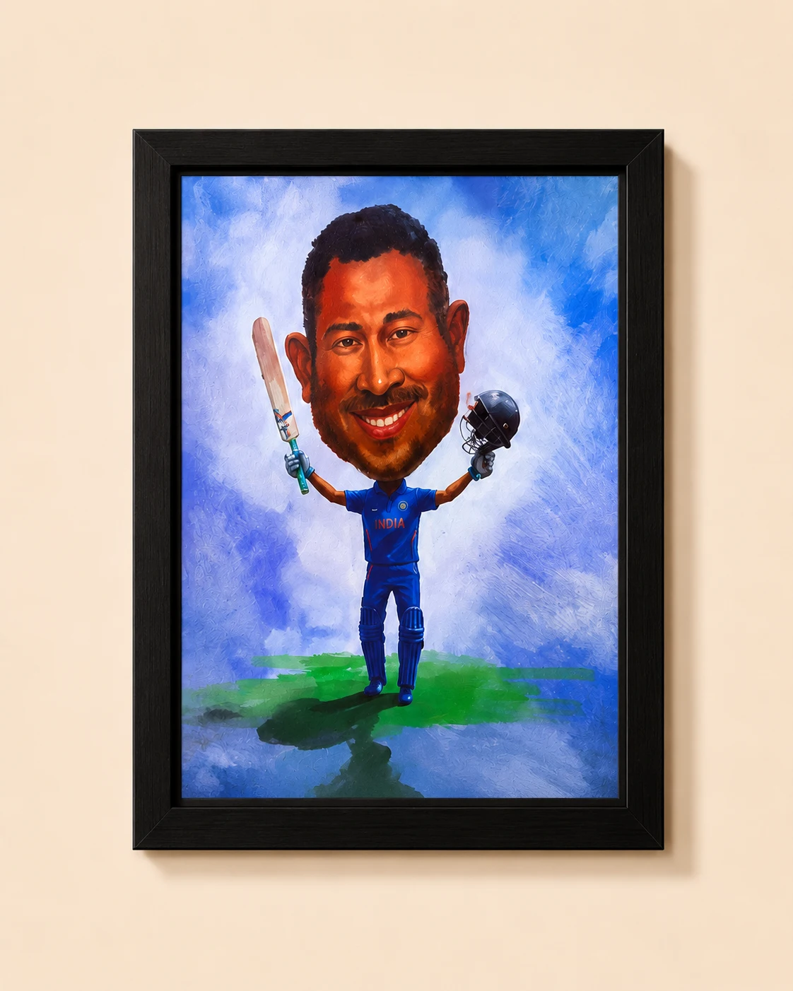 MS Dhoni Caricature